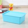 Caja de Almacenamiento de Ropa Interior de Juguete Caja de Almacenamiento de Plástico con Tapa Tamaño Grande Mediano Pequeño Caja de Almacenamiento de Artículos Diversos Debajo de la Cama Caja de Plástico