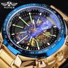 T-WINNER ganador A6 reloj de hombre europeo y americano moda hueco genial mecánico agua automático reloj mecánico