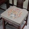 Cojín Nuevo para Silla de Comedor China Cojín Rojo Boda Silla de Mesa de Comedor Cojín Caoba de Alta Gama Silla Circular Cojín para Asiento de Tarjeta Antideslizante