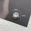 Acessórios de liga de diamante negro de arma retrô, grampo de cabelo de temperamento doce e legal, adorno de cabeça, sapatos, flor, material DIY, acessórios para capa de celular