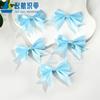 Cinto de poliéster de 8 pontos Arco de cintura dupla cauda de andorinha DIY Ribbon Bow Acessórios têxteis Arco de mão