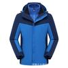 Chaqueta térmica tres en uno a prueba de viento para exteriores, desmontable, de dos piezas, para hombre, para montañismo, camping, ropa deportiva con logotipo personalizado
