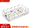 Porta-Guardanapos de Acrílico Transparente Personalizado Bandeja de Mesa Toalha de Mão para Convidados e Porta-Toalhas de Papel Descartáveis para Banheiro e Restaurante