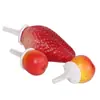Suporte de bola floral geléia morango castanha buquê suporte fixo flor pirulito arranjo de flores com base de borracha suporte haste de reboque para balão
