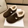 Sapatos de Pelúcia Quentes Birkenstock para Mulheres 2025 Inverno Novo Estilo Slip-On Slip-Ons Retro Confortáveis Sapatos Externos de Algodão Atacado