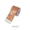 Cinta de lino sintético en stock para decoraciones navideñas, cinta navideña impresa a medida con purpurina, transfronterizo a medida