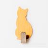 Gancho adhesivo fuerte y creativo de acero inoxidable 304 con forma de gato de dibujos animados, práctico y creativo, para decoración del hogar y almacenamiento.