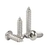 Tornillos Autorroscantes de Acero Inoxidable 304 con Cabeza Redonda y Zócalo Hexagonal M1.4-M10 Instalación de Equipos Mecánicos y Sujeción Suministro de Sujetadores