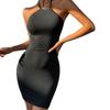 Ropa de Mujer de Comercio Exterior Primavera y Verano 2026 Falda Corta, Ropa Interior Elegante para el Trabajo, Falda Bodycon, Vestido de Punto Sexy Ajustado