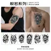 Série Prajna Herbal Adesivos de Tatuagem Dominadores para Homens e Mulheres Tatuagens de Meio Braço Peito Adesivos de Pele à Prova d'Água e Suor de Longa Duração
