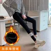 Leggings acanalados de cintura alta para mujer, con diseño de cuatro rayas, elásticos, moldeadores y adecuados para uso casual, deportes y yoga