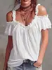 2026 Comércio Exterior Europeu e Americano Amazon Moda Feminina Primavera/Verão Novo Cruzamento de Fronteira Algodão Linho Gola Franzida Casual Camisole Top
