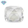Huagang Gema Fertilizante Piedra de Cristal Blanco Cuadrada Piedra en Bruto Al Por Mayor Almohada Gema Natural DIY con Piedra Gema Blanca