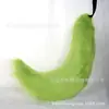 Orelha de besta de pelúcia grande feita à mão cauda de besta acessórios de joias para cosplay cauda de raposa Cauda de Lobo acessórios de cauda de gato