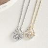 Collar de plata de ley 925 con circonitas en forma de U para mujer, cadena de clavícula sencilla, ligera, de lujo, exquisita y de alta gama, 1134T