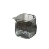 Copo Quadrado Resistente ao Calor com Bico de Águia para Cerimônia do Chá, Copo Quadrado de Alta Temperatura com Padrão Martelado de Alta Qualidade, Conjunto de Chá Kung Fu, Recipiente para Compartilhar Chá