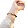 Novas pulseiras de brincar de sândalo vermelho lobular para amantes, literárias, clássicas, de contas, de uma volta, joias requintadas de estilo nacional, presente