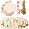 Punto de Venta al por Mayor Colgantes Creativos de Navidad Decoración Colgante para Árbol de Navidad DIY Etiquetas Decorativas de Regalo de Navidad