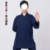Ropa Taoísta de Verano Wudang para Mujer, Ropa Taoísta para Hombre, Cuello Taoísta, Túnica Taoísta de Tres Claros, Ropa Elegante de Práctica, Ropa para Laicos de Meditación Zen