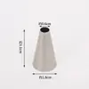 Bico de Confeitar Redondo de Aço Inoxidável para Creme, Desenho de Linhas, Escrita, Formato de Buraco Redondo, Bico Puff, Ferramenta para Assar Bolo de Derreter Grãos