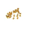 Tubo de Posicionamento Conservador de Cor Pode Ser Achado para Segurar Contas de Tubo, Pulseira e Colar de Cobre Banhado a Ouro 14K Fecho Final Acessórios para Joias DIY