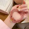Novo Estilo Chinês Pulseira de Cristal de Morango Duplo Círculo Nicho Alto Padrão Exquisito Moda Joias Presente Pulseira de Joias Joias Atacado