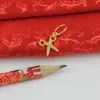 Acessórios DIY Ouro Vietnamita pedra tesoura Sino elefante guitarra cadeado infantil coração de pêssego árvore do dinheiro pulseira pequeno pingente