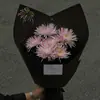 2026 Novo Modelo Ano Novo Fogos de Artifício Buquê em Formato de Papel Preto Cartão Rígido de Papel Papelão Papel para Embalagem Floral Materiais