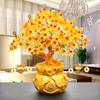 Árbol de la fortuna de cuentas hecho a mano bolsa de materiales para hacer adornos manualidades de dragón tejido diy accesorios de resina para adultos
