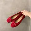 Zapatos Planos de Mujer Estilo Retro Francés con Lazo y Punta Baja 2026 Nuevo Estilo Otoño Invierno Planos Slip-on Versátiles Bailarinas