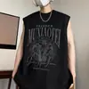 Verano 2025 Nuevo Estilo Chaleco para Hombre Chaleco de Gamuza Americana Tendencia Holgada Camiseta Deportiva de Baloncesto sin Mangas para Hombre