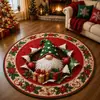 Temu alfombra navideña visual creativa nueva para sala de estar resistente al desgaste resistente a la suciedad fácil de limpiar alfombrilla decorativa para el suelo dropshipping
