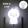 Lâmpada Transfronteiriça Padrão EUA Estrela Quadrada Luz Noturna Luz LED Sensor de Controle de Luz Interruptor Luminária de Cabeceira Lâmpada Criativa para Casa Inteligente