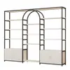 Armario Comercial para Panadería Estante de Almacenamiento para Pastelería Estante para Hornear Estante para Galletas Estante de Exhibición para Repostería Gabinete Lateral Gabinete de Exhibición de Múltiples Niveles