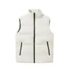 Chaleco de algodón para hombre con cuello alto para exteriores transfronterizo, chaqueta cálida engrosada de otoño e invierno, chaleco de algodón sin mangas para hombre