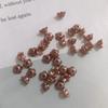 Acrílico gradiente bicolor ponto de glitter luminoso dourado perolado pequeno lírio-do-vale brincos diy acessórios de grampo de cabelo antigo