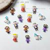 Xiaohongshu mesmo estilo de viagem para o oeste dos desenhos animados unhas jóias personalizadas Criativo Estilo Chinês bonito dos desenhos animados Macaco Rei acessórios