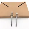 Acessórios para Joias de Liga DIY Espadas e Adagas de Prata Retro Xizang 6 Estilos de Acessórios para Espada Longa Cosplay Espadas Ocidentais