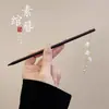 Nuevo pasador de ébano negro estilo chino, palillo para el pelo de alta gama para recogidos en la parte posterior de la cabeza, accesorio para el cabello de mujer, accesorio para vestido tradicional chino