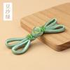 Hengmeihe Clase a Botón de Placa Cheongsam Perla de Jade Cristal Mariposa Botón de Tela Traje Tang Dinastía Han Botones Hechos a Mano Accesorios para Mujer