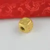 Chapado en Latón 24K Color Xin Joyería DIY Accesorios para Pulseras Joyería de Oro Imitación Arena Dorada de Vietnam Dados