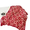 Manta de Boda con Clase Estilo Chino Roja Espesada Decoración para Habitación de Boda Toalla de Cabecera para Dormitorio Manta de Regalo para Vacaciones