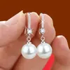 Joias Transfronteiriças Desejo Amazon Aliexpress Pingente Gota de Água Brincos Pérola Oval Brincos de Noiva Brincos