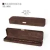 Caja de Joyería de Gamuza de Gama Alta con Etiqueta Dorada, Caja para Joyería, Aretes, Anillos, Caja para Collares, Caja de Empaque para Colgantes Curvos y Pulseras