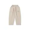 Macacão infantil 2026 Estilo outono casual silhueta segmentada calça balloon para crianças médias e maiores calça longa macia e amiga da pele
