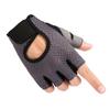 Guantes de Medio Dedo para Fitness para Adultos para Hombre y Mujer Entrenamiento Gimnasio Mancuerna Bicicleta Antideslizantes Secado Rápido Transpirables Guantes de Malla de Disco
