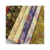 8103Acetato Imitación Jacquard Chino Hilo Dorado Importado Estilo Antiguo Traje Tang Empaque Ropa Infantil Tejido