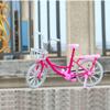 Bicicleta Infancia Juego Hogar Simulación Montaje Colección Modelo de Bicicleta Juguetes DIY Pequeños Adornos Artículos de Regalo Comercio Exterior