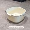 Cesta de drenaje de dopamina de doble capa, bonita cesta de frutas para el hogar, filtro de agua para limpieza, plato de fruta espesado dos en uno, cesta para lavar verduras