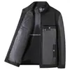 Nuevas Chaquetas Finas de Primavera para Hombres de Mediana Edad, Chaquetas Holgadas para Papá, Ropa Casual para Hombres de Mediana Edad y Mayores, para Hombres